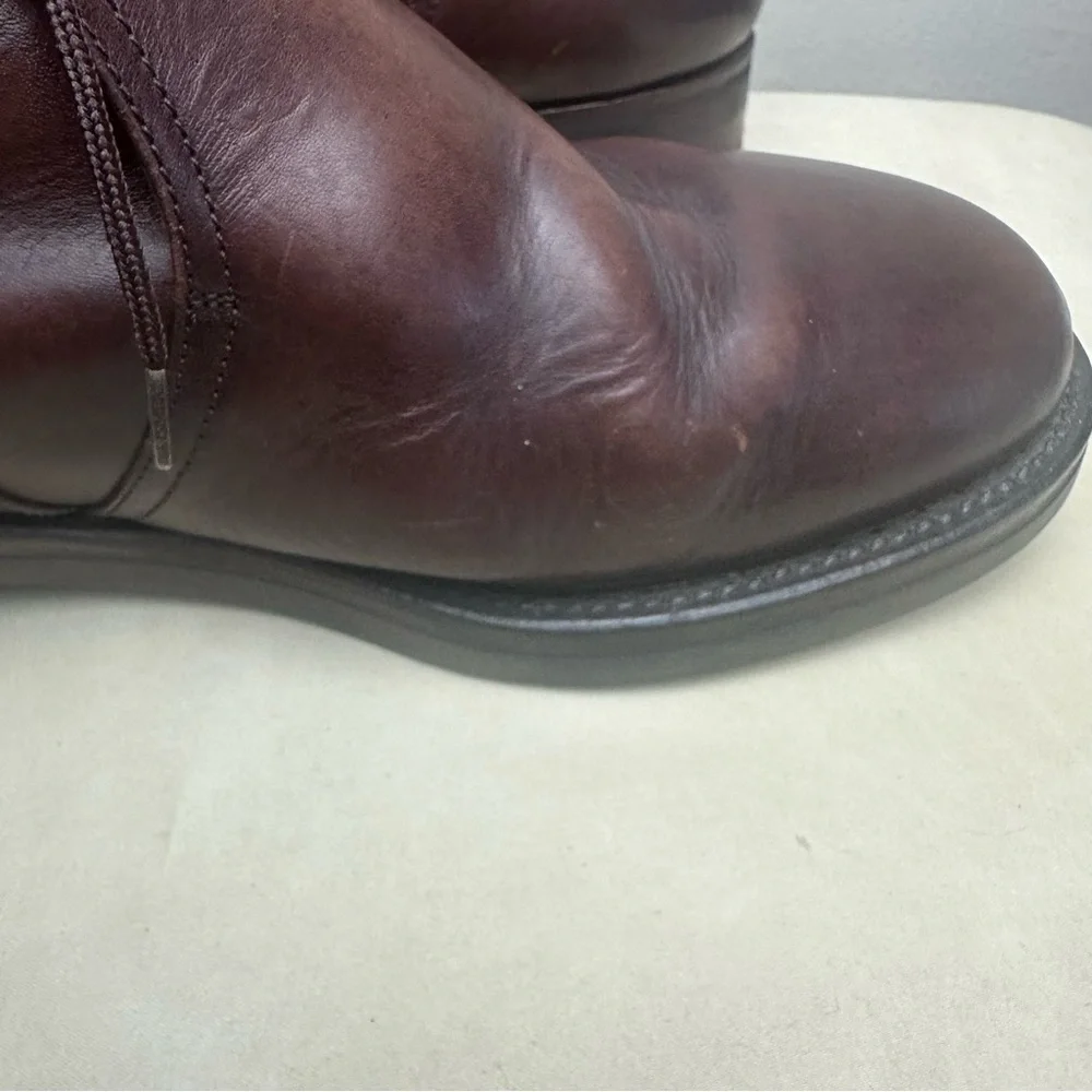 Dres Van Noten Men’s Vintage Brown Italian Leather Chukka Boots Estimated Sz 13